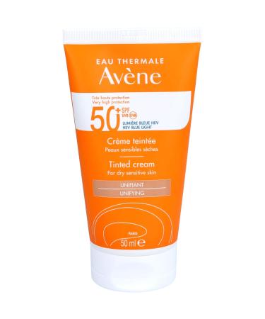 Avene Tinted Sunscreen SPF 50 - 50ml | Broad Spectrum UV Protection | International Shipping - Buy Online on SooperMarket.com