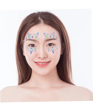 Face Gems Stickers Crystal Rhinestone Tattoos Women Eyes Stickers for Halloween Festival Style2 Stickers - Buy Online on SooperMarket.com
