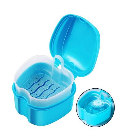 Retainer Case Portable Denture Box Easy-Clean