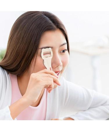 Eye Lash Curler | Handheld Eyelash Curler for Women Natural Looking Wide Angle Eyelash Curler with Comfortable Grip Portable Makeup Tools for Crimps & Curls Lashes - Buy Online on SooperMarket.com