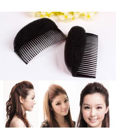 Haifly 6 Pieces Sponge Hair Former Comb Set - Updo Styling Accessories in Black & Coffee | International Shipping Available - Buy Online on SooperMarket.com