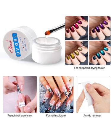 3 Colors Quick Uv Builder Gel Nail Extension Gel Nail Strengthen Uv Gel Nail Art Manicure Set Crystal Enhancement Gel For Professional Or Beginner 3PCS - Buy Online on SooperMarket.com