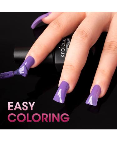 Krofaue Duck Nail Tips - 200pcs Acrylic Curved Nail Tips in Crystal Duck Feet Style | 10 Sizes Half Cover False Nails for Nail Salon - Buy Online on SooperMarket.com