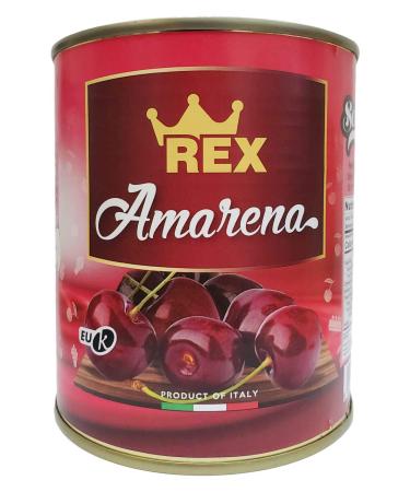 REX Amarena Cherries in Syrup, 35.27 Ounce