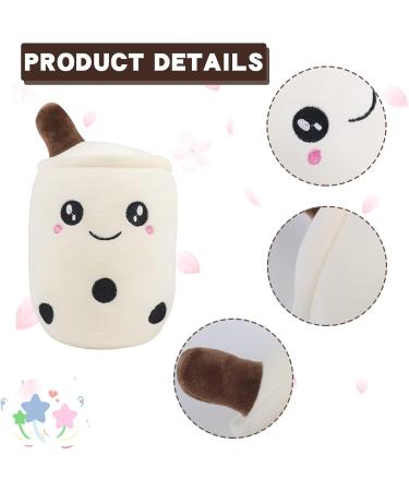 Anboor Bubble Tea Plush Pillow 25cm - Soft Boba Stuffy Toy for Kids - Cute Stuffed Animals Gift - Buy Online on SooperMarket.com