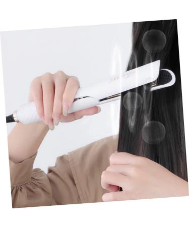 PLAFOPE 1pc Curling Iron Curling Wand Hair Straightening Comb Electric Hot Comb Hair Curlers White US Plug White - Buy Online on SooperMarket.com