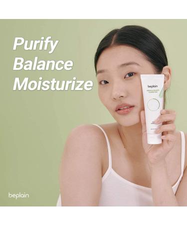 Beplain Greenful pH-Balanced Cleansing Foam 5.4 fl oz - Gentle Natural Face Wash for Acne Prone Skin - Buy Online on SooperMarket.com