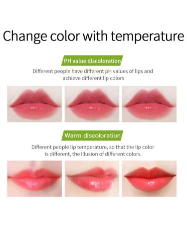 Color Changing Lipstick - 3pcs Aloe Vera Moisturizer Balm | Long Lasting Temp Color Change Lip Gloss - Shop Internationally - Buy Online on SooperMarket.com