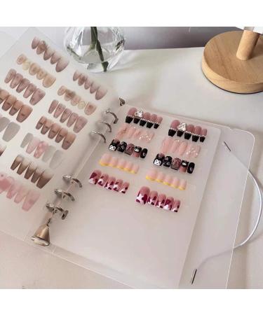 Press On Nail Organizer & Packaging Book for Fake Nails - Removable Storage Case - A5 Size - Buy Online on SooperMarket.com