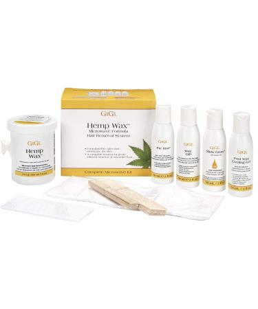 GiGi Hemp Wax Microwave Formula Hair Removal System  Fast  Gentle  and Effective