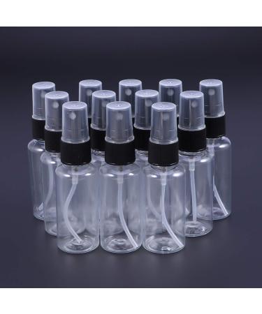 UEETEK 12pcs 30ml Portable Travel Spray Bottles Fine Mist Clear Plastic - Ideal for Travel & Toiletries - Buy Online on SooperMarket.com