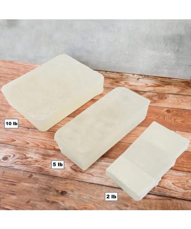 Honey Soap Base - 5 lb Moisturizing Melt and Pour Glycerin Base for Crafting - Vegan & Cruelty-Free - Unscented - Easy to Cut - Buy Online on SooperMarket.com