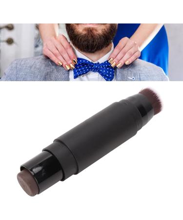 Dye Beard Pen 2 in 1 Filler Pencil for Men Barber Styling & Mustache Combs Waterproof and Sweatproof Facial Filler Cover Hair Patch Natural Looking (Dark Brown) - Buy Online on SooperMarket.com
