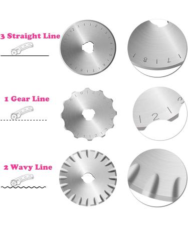 Rdutuok 45mm Rotary Cutter Set with 5 Replacement Blades, A3 Cutting Mat, Acrylic Ruler, Sewing Pins, Craft Knife, and Clips - Perfect for Sewing, Crafting, and Patchworking - Buy Online on SooperMarket.com