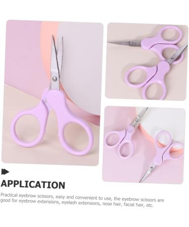 NOLITOY Mustache Trimmer & Eyebrow Scissors - Stainless Steel Beauty Shears for Precision Grooming | Small Metal Scissors for Men & Women - Buy Online on SooperMarket.com