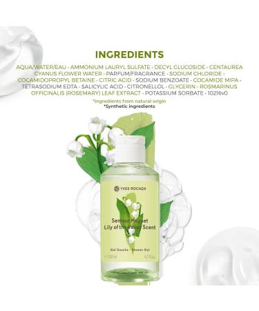 Yves Rocher Lily of the Valley Scent Shower Gel - Luxurious Floral Fragrance for Refreshing Showers | International Shipping Available - Buy Online on SooperMarket.com