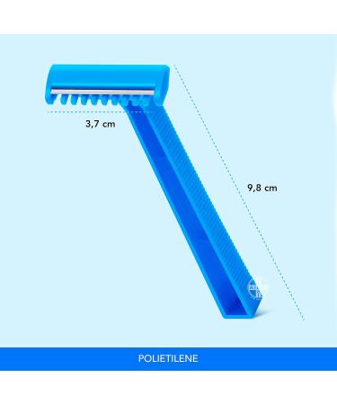 AIESI Disposable Razor - 1 Blade Non-Sterile (Pack of 100) | Buy Internationally - Fast Shipping & Best Quality - Buy Online on SooperMarket.com