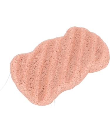 Verdant Touch Exfoliating Face Sponge Facial Sponge Reusable Exfoliating Bath Puff Washable Portable Face Cleansing Plant Fiber Pink - Buy Online on SooperMarket.com