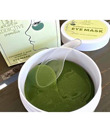 Organic Aloe & Cucumber Eye Gel Masks - De-Puff & Soothe Tired Eyes Hydrate Dark Circles Anti-Aging All Natural 30 Pairs - Buy Online on SooperMarket.com