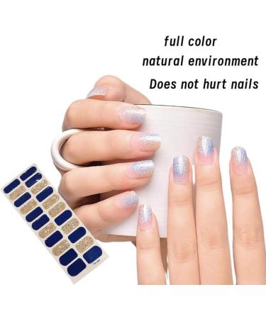 kawehiop Gel Nail Stickers With UV Light Long-lasting And Easy To Apply Rich Color Variety Silica Gel Adhesive Full Nail Wraps - Buy Online on SooperMarket.com