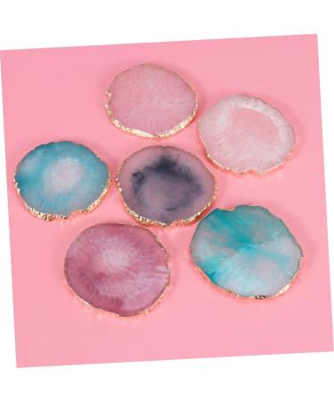 KALLORY Makeup Pallet Round Tray Nail Painting Tray Manicure Resin Palette Gel Finished Nail Art Nail Polish Medium Purple - Buy Online on SooperMarket.com