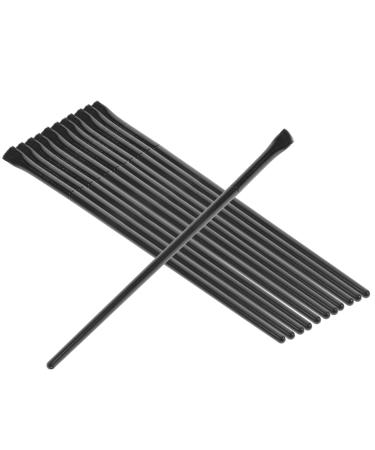 BELLIFFY 12pcs Eyeliner Brush Eye Shadow Brush Eye Crease Brush Eye Brushes for Eyeshadow Eye Makeup Brushes 14.5x0.7x0.5cm Black