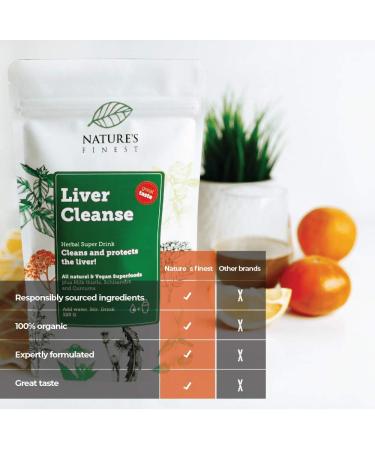 Nutrisslim Liver Cleanse Powder 125g - Natural Blend of 4 Superfoods for Liver Detox | Vegan Friendly - Buy Online on SooperMarket.com