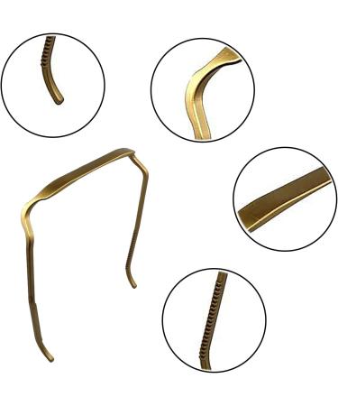 3 Pieces Headbands for Thick Curly Hair Non-slip Invisible Headband Sunglass Design Headwear Accessory Unisex Hair Fixing Tool (Black Brown Rose Gold) - Buy Online on SooperMarket.com