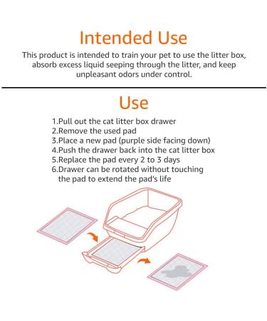 Amazon Basics Cat Pad Refills - Fresh Scent 40 Count - Buy Online on SooperMarket.com