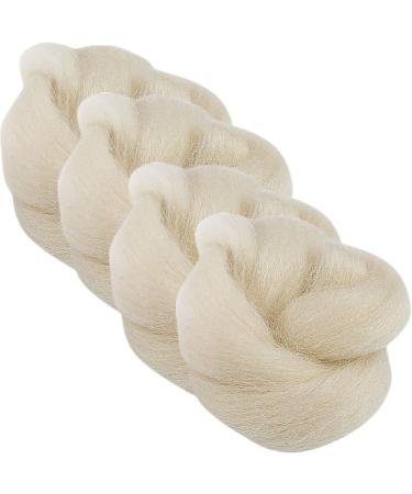 DOITOOL 4pcs Wool Toe Pads Toe Covers for Men Fingernail Polish Remover Gel Remover Lambs Wool for Pointe Shoes Toe Hammer Cushion Bunion Separator Convenient Toe Cushion Toe Protector Man