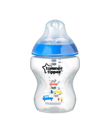 Tommee Tippee Boy's Bottle Closer to Nature Bottle 260ml - Tommee Tippee Ollie la Chouette 260 ml