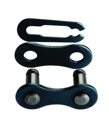 SHIMANO KMC 410N-CL Master Link Single 1/2" x 1/8" / 3 Piece Black