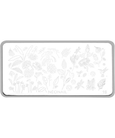 Neonail Stamping Plate 16 | Nail Art Stencil for Creative Designs | Perfect for French Nails | International Shipping Available - Buy Online on SooperMarket.com