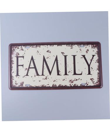 Alipis Home Decor Vintage Decor Vintage Sign Wall Decor License Plate Decorations European and American - Buy Online on SooperMarket.com