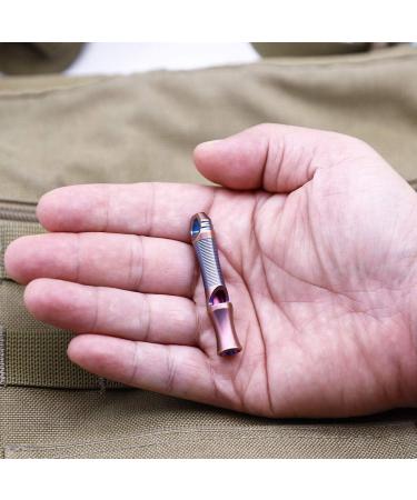 TACRAY Emergency Whistle Necklace - 120-130dB Loud Sound for Survival, Hiking, Camping & Pet Training (Purple) - Buy Online on SooperMarket.com