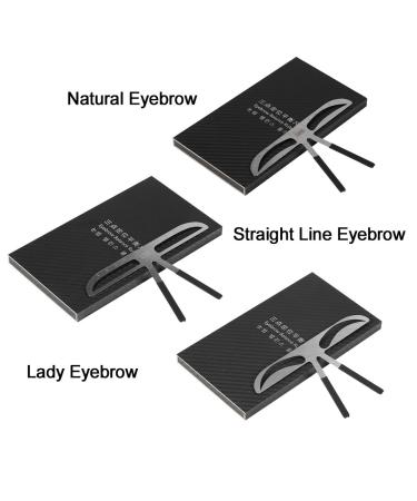 Filfeel Eyebrow Ruler - Three Point Positioning Tool for Symmetrical Permanent Makeup & Grooming Stencil Shaper #2 | International Shipping Available - Buy Online on SooperMarket.com