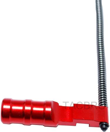 Anodized Red 10-22 Aluminum Handle Assembly by TACBRO - Buy Online on SooperMarket.com