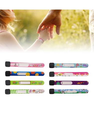 Emergency bracelet for children emergency bracelet set for children SOS bracelet children ID bracelet name bracelet children safety bracelet ID bracelet children for young girls toddler baby 8PCs