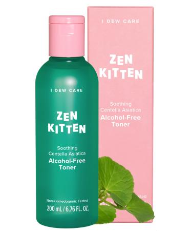 I DEW CARE Zen Kitten | Non-comedogenic Alcohol-Free Toner with Centella Asiatica | Facial Toner for Acne  Blemish-Prone  and Sensitive Skin | Korean Skincare  Vegan  Cruelty-Free 05 Zen Kitten