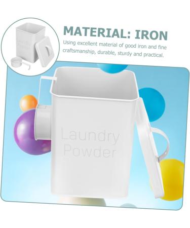 1 Set Washing Storage Bucket Laundry Laundry Dispenser Organizer Bucket 23X15.5CM White - Buy Online on SooperMarket.com