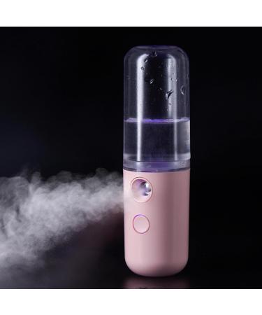 Nano Facial Mist Sprayer - Hydrating Makeup & Moisturizing Humidifier for Skin Care - Pink | International Shipping - Buy Online on SooperMarket.com