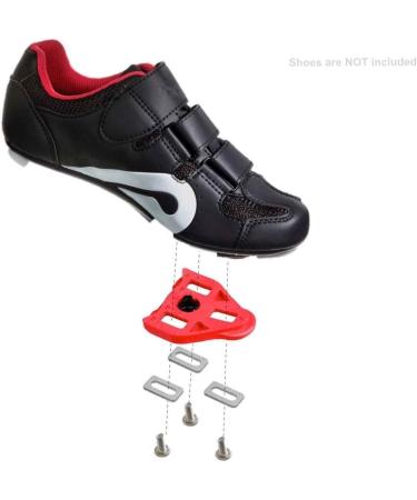 Boerte Peloton Cleats: Look Delta Compatible (9 Degree Float) - Men's and Women's Cycling Shoes - Indoor & Road Bike Pedals Replacement Set - Buy Online on SooperMarket.com