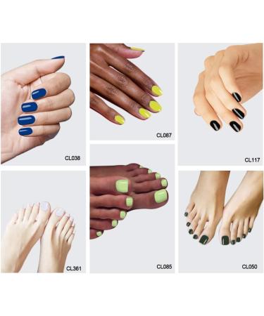 LagunaMoon Neon Gel Nail Polish Set - 6 Vibrant Colors for Salon-Quality DIY Nails - UV/LED Soak Off Lacquer Kit for Manicure & Pedicure - Greener Pastures Collection - Buy Online on SooperMarket.com