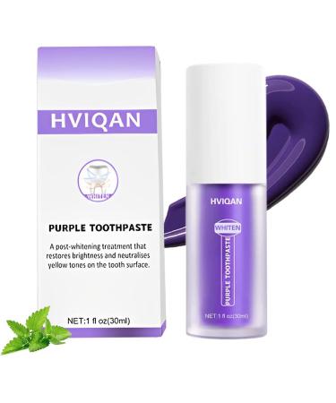 Purple Teeth Whitening Close Paste White Teeth Gel 30ml purple toothpaste white teeth V34 Color corrector tooth whitening toothpaste toothpaste lightening for teeth white teeth and gum repair