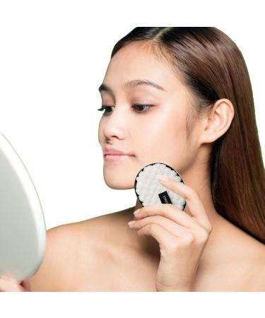 Cotton Makeup Remover Pads Reusable Face Cleansing Pads | Wet and Dry Double Use Makeup Remover Cloths Make-up Products Puff for Women & Men Uwariloy White - Buy Online on SooperMarket.com