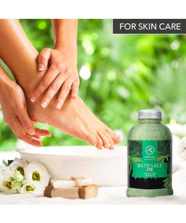Bathing Salt Spruce 600g - Sea Salt with Essential Oil for Relaxation Stress Relief & Aromatherapy - Christmas Tree Fragrance - Buy Online on SooperMarket.com