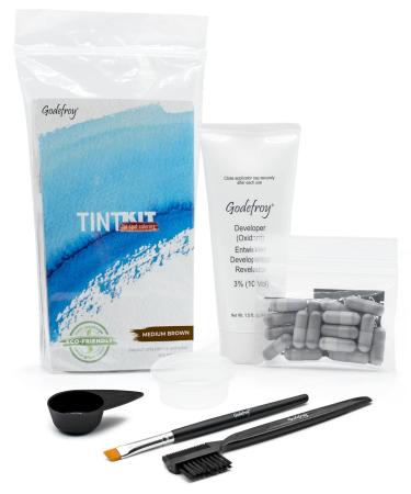 Godefroy Professional Hair Color Tint Kit  Medium Brown  20 Applications Medium Brown 20 Applications Kit