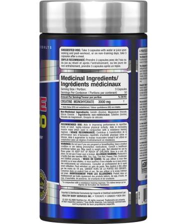 ALLMAX Nutrition - Creatine 3000 Creatine Monohydrate Capsules for Strength and Muscle Recovery & Omega-3 essential fatty acid ultra-pure cold-water fish oil 180 count - Buy Online on SooperMarket.com