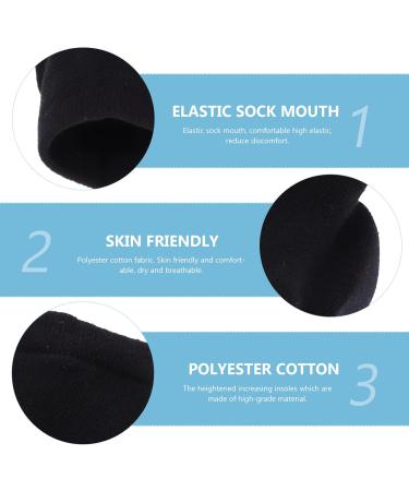 Beaupretty Invisible Heel Elevators - Moisturizing Sock Cushions for Men & Women | 12.5x11 cm Pink Insoles - Buy Online on SooperMarket.com