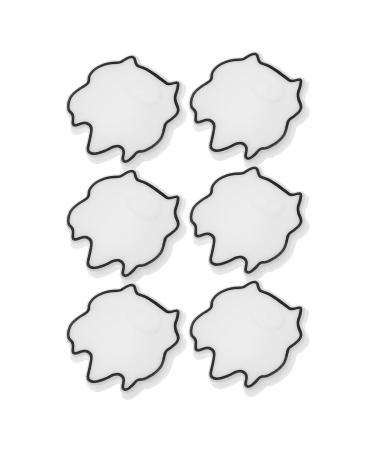 HOLIDYOYO LED Light Blocking Stickers 6Pcs Light Dimming LED Filters Dimming Sheets for Routers LED Covers BlackoutWhite